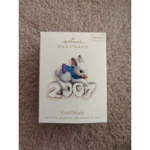 Hallmark Keepsake Ornament 2007 Cool Decade Rabbit Orig Box